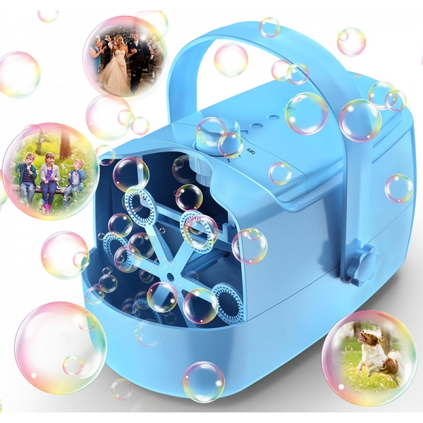 Portable Bubble Machine (Blue#QB-806BM)