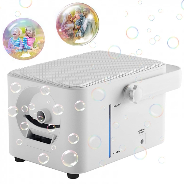 No Spill Bubble Machine (White#QB-808B)