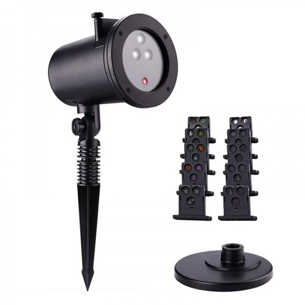 Laser LED Combo Projection Light (Black#QL-204L)